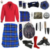Ramsay Blue Tartan Complete Highland Dress Set – Full Traditional Scottish Kilt Outfit