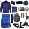 Ramsay Blue Tartan Complete Highland Dress Set – Full Traditional Scottish Kilt Outfit