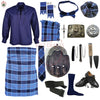 U.S. Navy Tartan Complete Highland Dress Set – Full Scottish Kilt Outfit with Accessories
