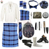U.S. Navy Tartan Complete Highland Dress Set – Full Scottish Kilt Outfit with Accessories