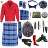 U.S. Navy Tartan Complete Highland Dress Set – Full Scottish Kilt Outfit with Accessories