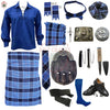 U.S. Navy Tartan Complete Highland Dress Set – Full Scottish Kilt Outfit with Accessories