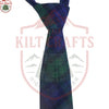 Black Watch Tartan Neck Tie – Classic Scottish Clan Tie for Formal & Highland Wear