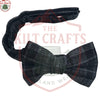 Grey Watch Tartan Bow Tie – Pre-Tied Highland Formalwear Accessory for Men