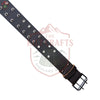 Double Prong Buckle Genuine Leather Kilt Belt with Full Ring