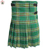 Irish Green Men’s Kilt – Classic Highland Tartan for Celtic Celebrations & Events