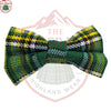 Irish Green Tartan Bow Tie – Pre-Tied Celtic Heritage Formal Accessory for Men